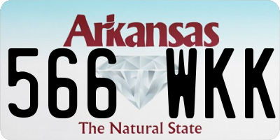 AR license plate 566WKK