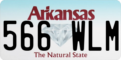 AR license plate 566WLM
