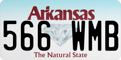 AR license plate 566WMB