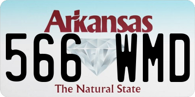 AR license plate 566WMD