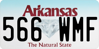 AR license plate 566WMF
