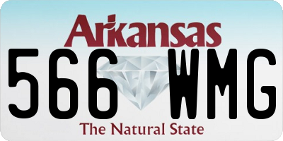 AR license plate 566WMG