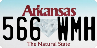 AR license plate 566WMH
