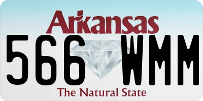 AR license plate 566WMM
