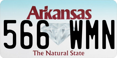 AR license plate 566WMN