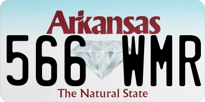 AR license plate 566WMR