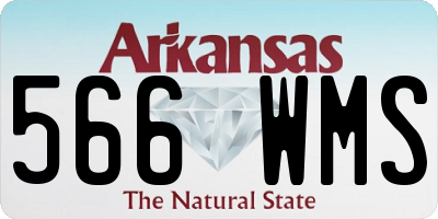 AR license plate 566WMS