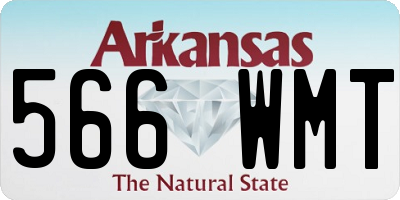 AR license plate 566WMT