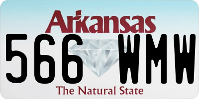 AR license plate 566WMW