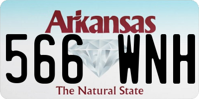 AR license plate 566WNH