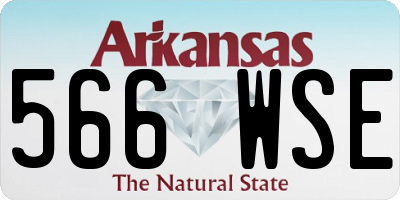 AR license plate 566WSE