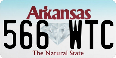 AR license plate 566WTC