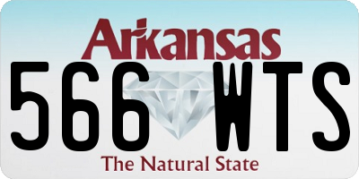 AR license plate 566WTS