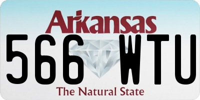 AR license plate 566WTU