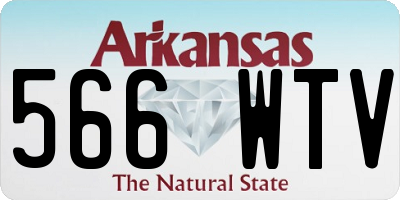 AR license plate 566WTV