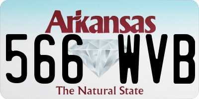 AR license plate 566WVB