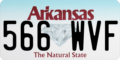 AR license plate 566WVF
