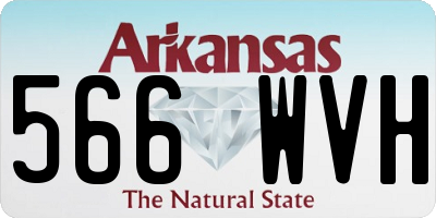 AR license plate 566WVH