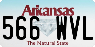 AR license plate 566WVL