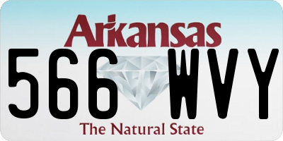 AR license plate 566WVY