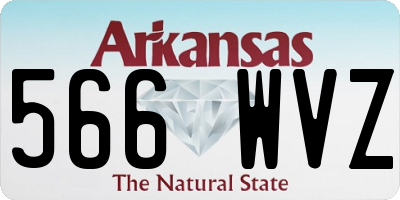 AR license plate 566WVZ