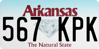 AR license plate 567KPK