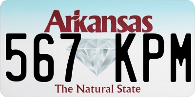 AR license plate 567KPM