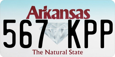 AR license plate 567KPP