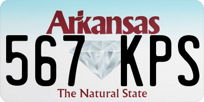 AR license plate 567KPS