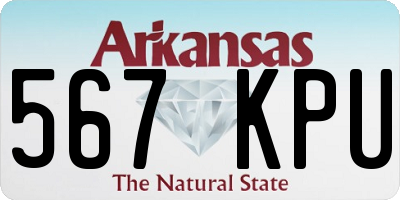 AR license plate 567KPU