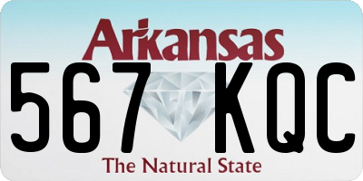 AR license plate 567KQC
