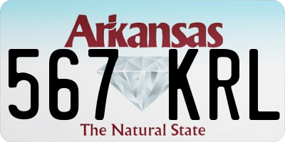 AR license plate 567KRL
