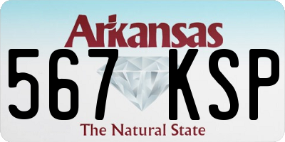 AR license plate 567KSP