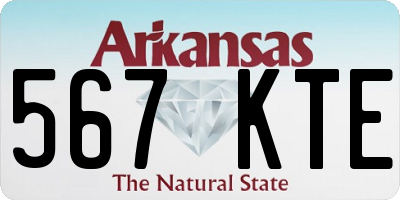 AR license plate 567KTE