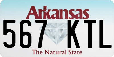 AR license plate 567KTL