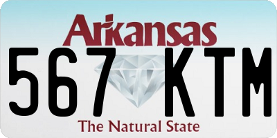 AR license plate 567KTM