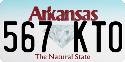 AR license plate 567KTO
