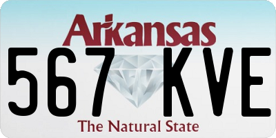 AR license plate 567KVE