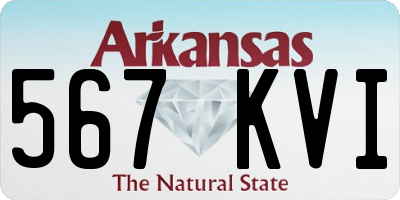 AR license plate 567KVI