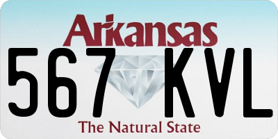 AR license plate 567KVL