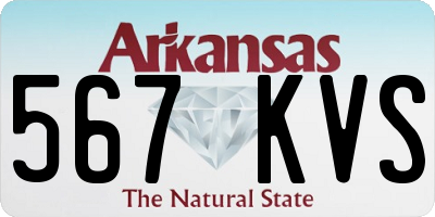 AR license plate 567KVS