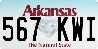 AR license plate 567KWI