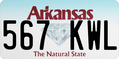 AR license plate 567KWL
