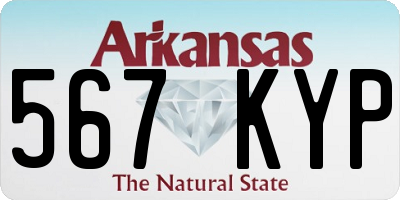 AR license plate 567KYP