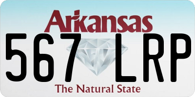 AR license plate 567LRP