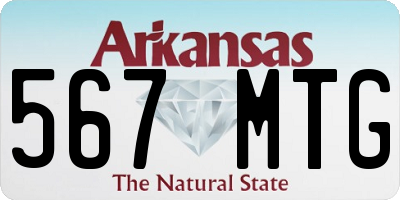 AR license plate 567MTG