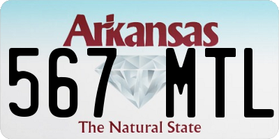 AR license plate 567MTL