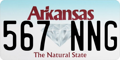 AR license plate 567NNG