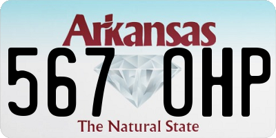AR license plate 567OHP