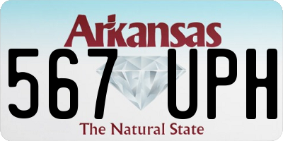AR license plate 567UPH
